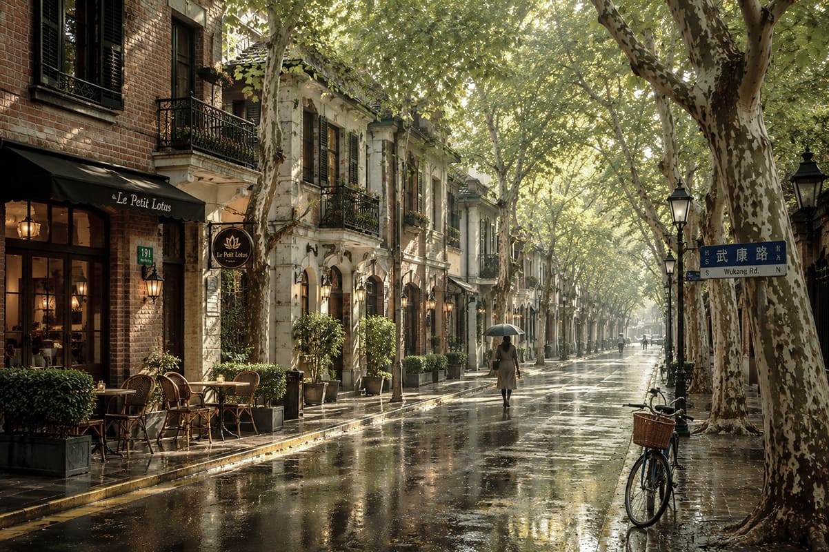 French Concession Shanghai After Rain